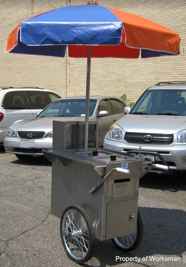 800 Buy Cart New York City Hot Dog Vending Cart V-150P