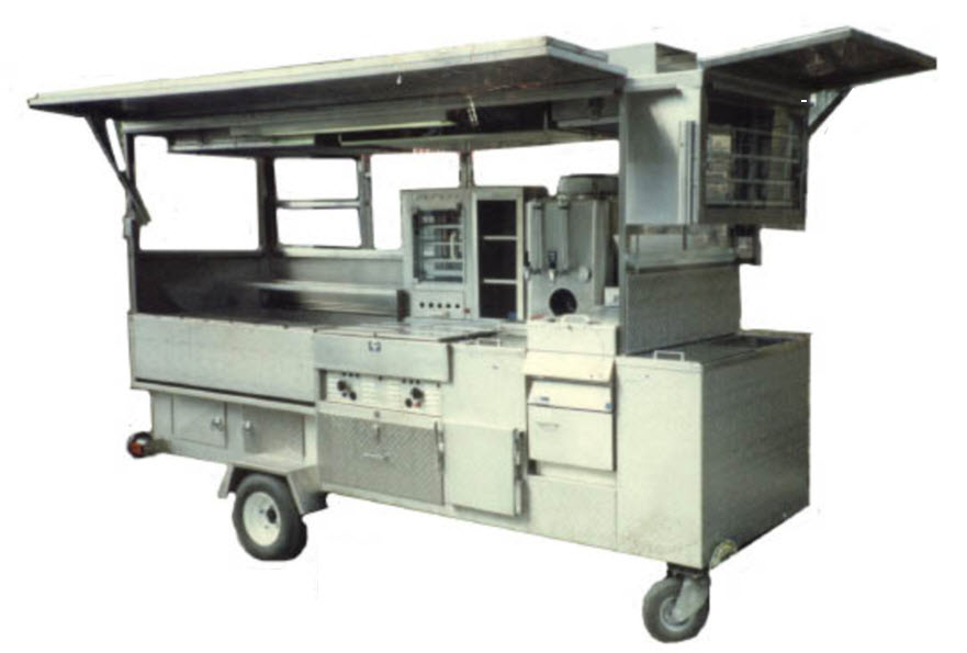 Vending Combination Trailer/Cart with NSF style sink