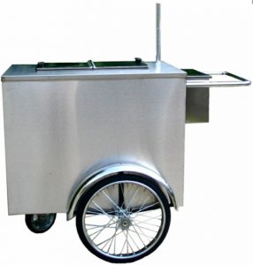 Street ice cream cart  portable push cart mobile food booth stand for sale