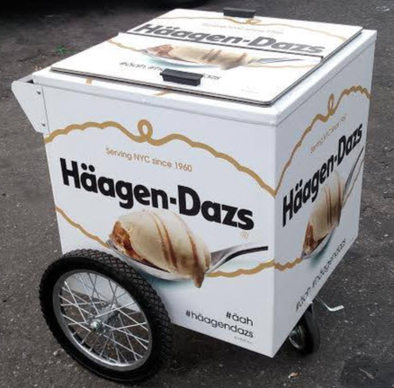 800 Buy Cart Cube Ice Cream Cart