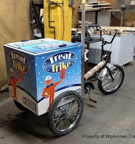 800 Buy Cart V-CT Ice Cream Tricycle 